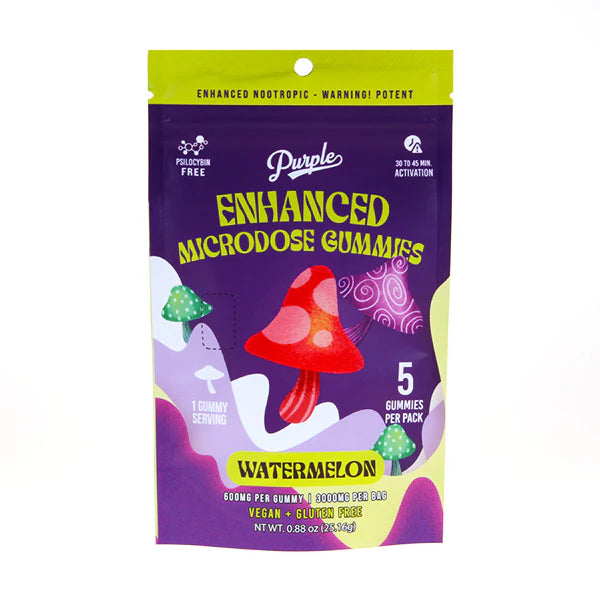 Purple Enhanced Microdose Gummies